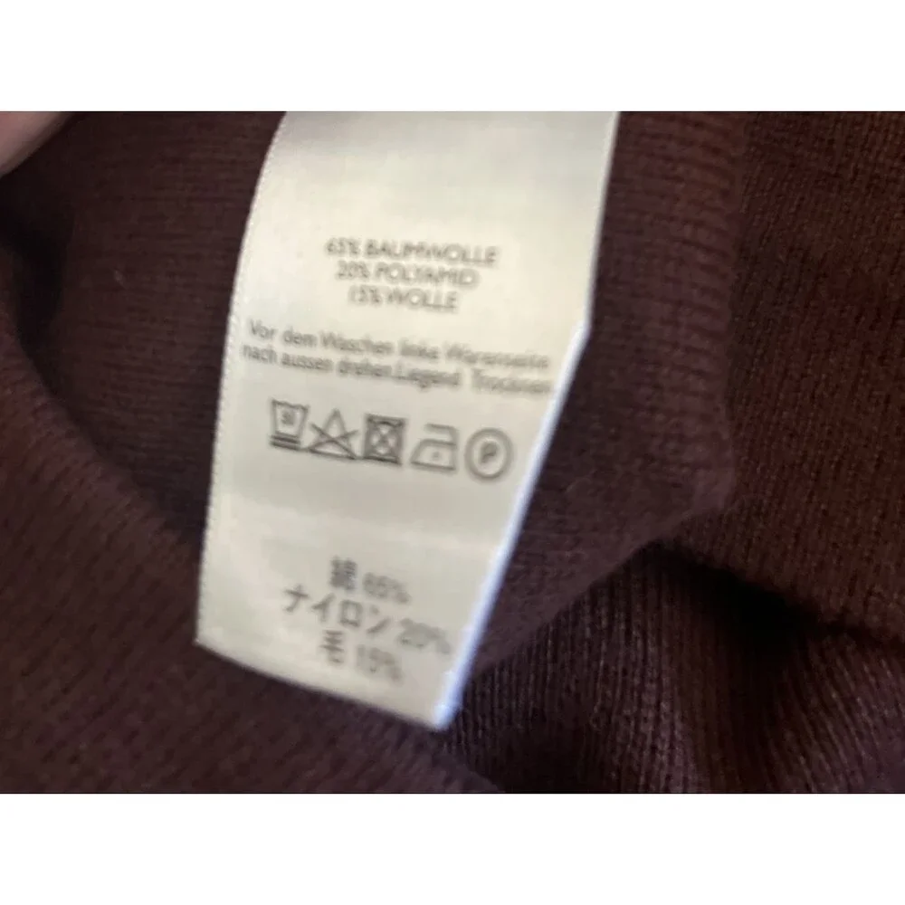 NWT Eddie Bauer Men's Fleece Convector Half-Zip Sweater Sz L TALL Wine Mahogany - Picture 10 of 10